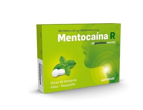 Mentocaína-R 20 pastilhas