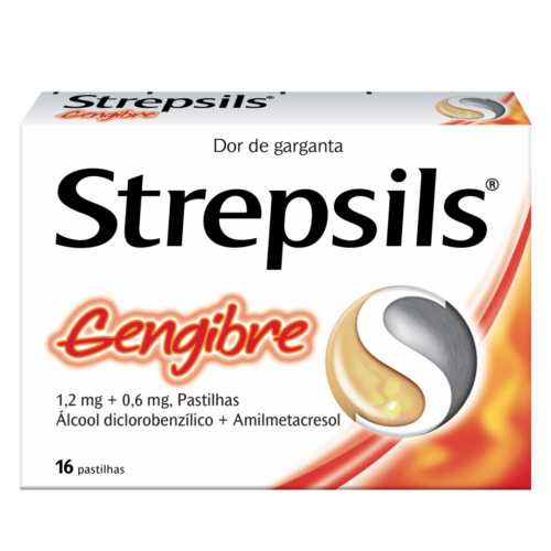 Strepsils Gengibre 16 pastilhas