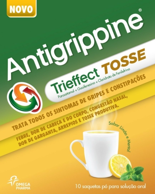 Antigrippine Trieffect Tosse 10 saquetas pó para solução oral