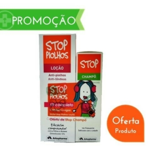 Stop Piolhos Kit Completo Cabelo Comprido Loção 100 mL + champô 125 mL + 1 pente