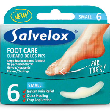 Salvelox Foot Care Hidrocolóides Small 6 pensos pequenos