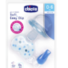 Chicco Pack Physio Soft Chupeta + Clip c/ Corrente Azul 0-6M