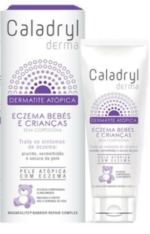 Caladryl Derma Creme Dermatite Atópica Eczema Bebés e Crianças 30 g