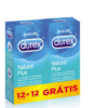 Durex Natural Plus Preservativo c/ Oferta 2ª Embalagem 2 x 12 preservativos