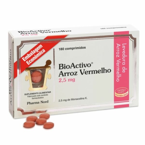 Bioactivo Arroz Vermelho 180 comprimidos