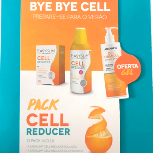 Easyslim Pack Cell Reducer comprimidos + Solução Oral + Oferta Gel