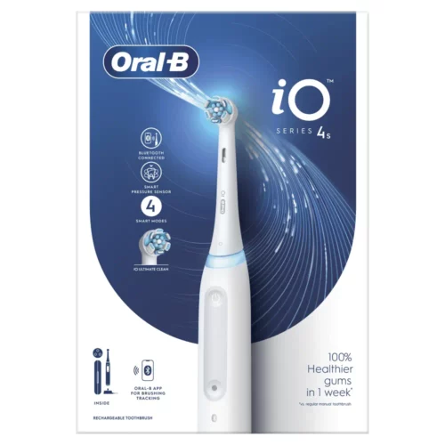 Oral B IO 4S Escova de Dentes Elétrica + Estojo + 1 Recarga