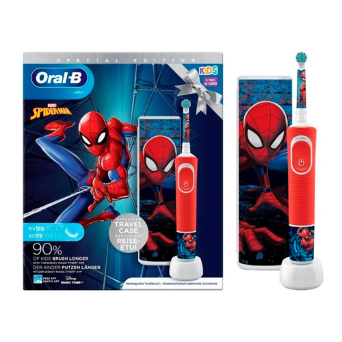 Oral-B Kids Spider-Man Escova de Dentes Elétrica c/ Oferta Estojo