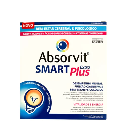 Absorvit Smart Extra Plus 30 cápsulas + 30 ampolas