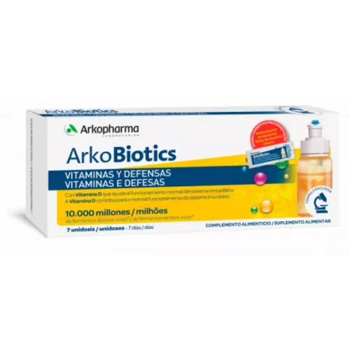 ArkoBiotics Vitaminas e Defesas Adulto Solução Oral 7 x 10 mL