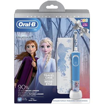 Oral-B Stages Power Frozen Escova de Dentes Elétrica c/ Oferta Estojo 1 escova de dentes + estojo