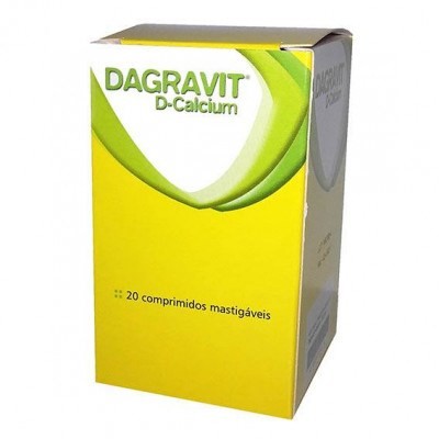 Dagravit D-Calcium 20 comprimidos mastigáveis