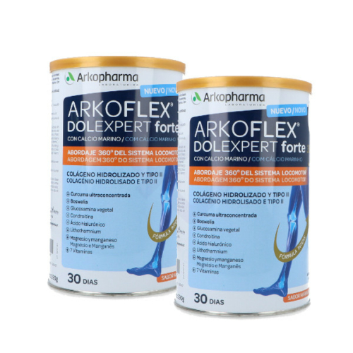 Arkoflex Dolexpert Forte 360º Duo Pó Solúvel 2 X 390g Laranja com desconto de 30% na 2ª embalagem