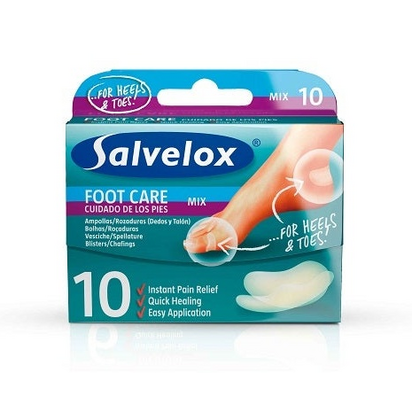 Salvelox Foot Care Hidrocolóides Mix 10 pensos (2 formatos)