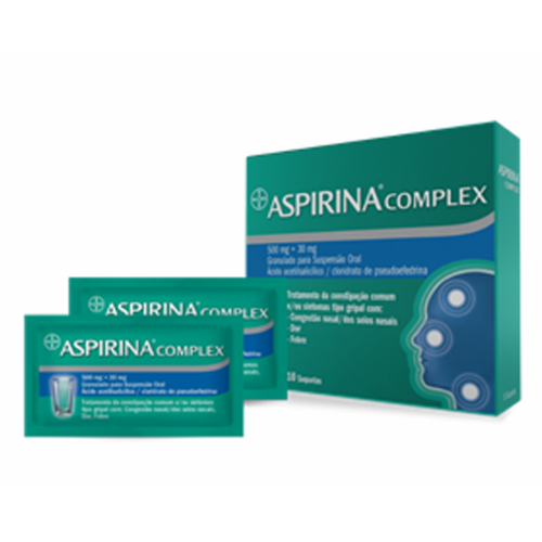 Aspirina Complex 10 saquetas granulado para suspensão oral