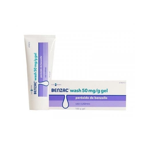 Benzac Wash 5, 50 mg/g-100 g x 1 gel bisnaga