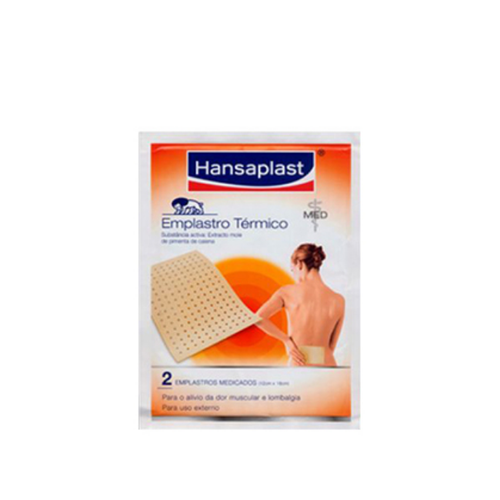 Hansaplast Emplastro Térmico, 4,8 mg/unidade x 1 emplastro
