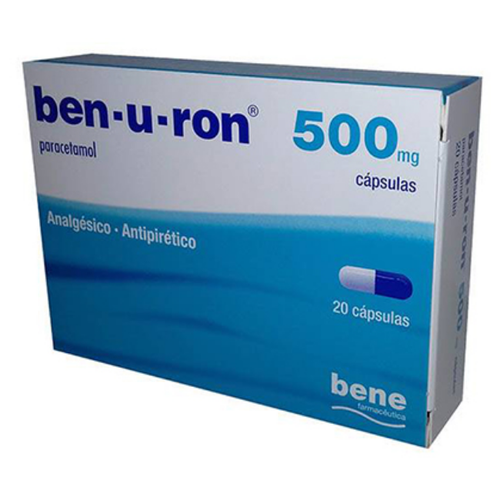 Ben-U-Ron, 500 mg x 20 cáps