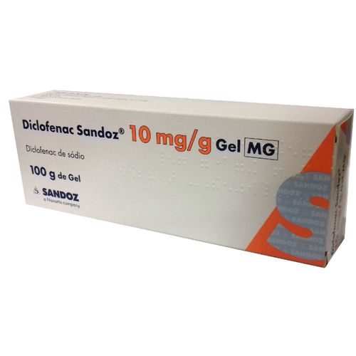 Diclofenac Sandoz MG, 10 mg/g-100 g x 1 gel bisnaga