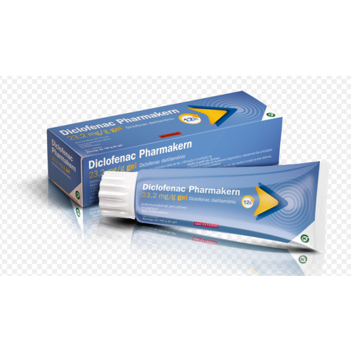 Diclofenac Pharmakern , 20 mg/g Bisnaga 100 g Gel