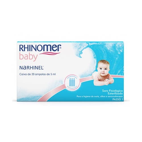 Rhinomer Baby Narhinel Soro fisiológico Monodoses, 20 Ampola 5ml