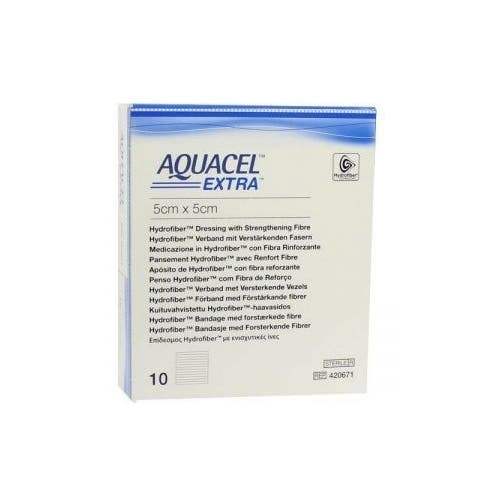 Aquacel Ag+ Extra Penso estéril, 10Unidade(s) 5x5cm