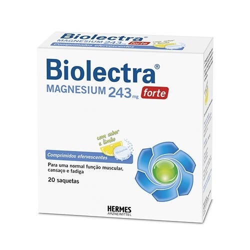 Biolectra Magnesium Forte Comprimidos efervescentes, 20Unidade(s) Limão