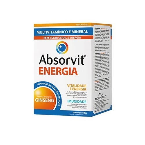 Absorvit Energia Comprimidos, 30Unidade(s)