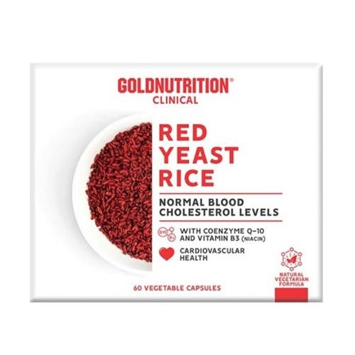 GoldNutrition Clinical Red Yeast Rice Cápsulas vegetais, 60Unidade(s)