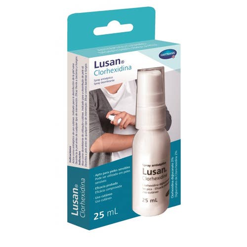 Lusan Clorexidina Spray, Recipiente pressurizado 25ml