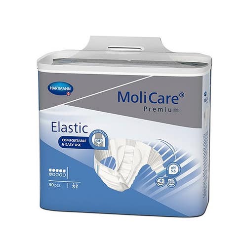 MoliCare Premium Elastic Fralda 6 gotas, Saco 30Unidade(s) M