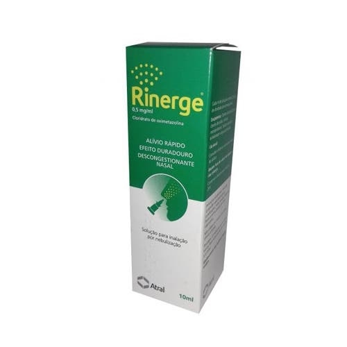 Rinerge, 0,5 mg/mL-10mL x 1 sol pulv nasal