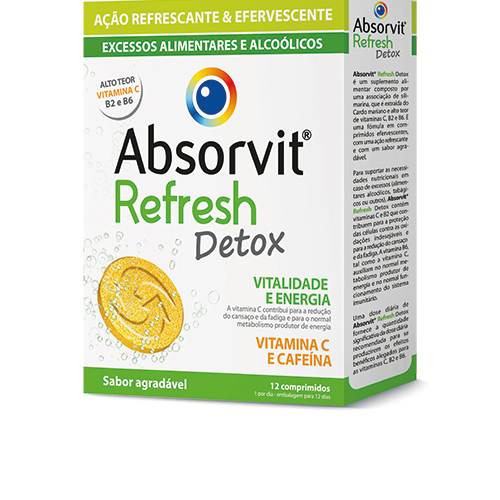 Absorvit Refresh Detox 12 comprimidos