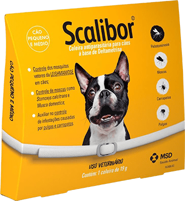 Scalibor Protector Band 4% p/p coleira 48 cm para cão médio e cão pequeno 1 coleira (48 cm)