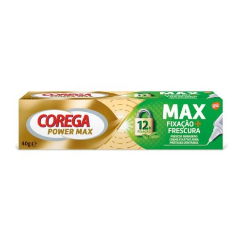 Corega Max Fixação + Frescura 40g