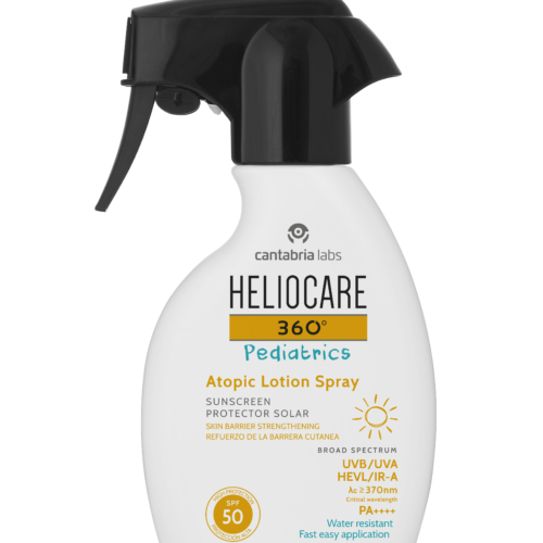 Heliocare 360° Pediatrics Loção spray pele atópica SPF50+, Frasco vaporizador 250ml