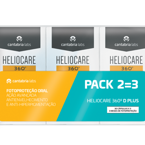 Heliocare 360º Ultra D Plus 3 x 30 Capsulas Pack 2=3