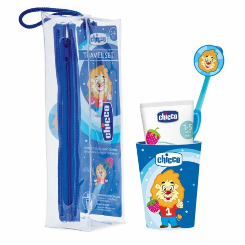 Chicco Conjunto Higiene Oral Azul 3-6A+