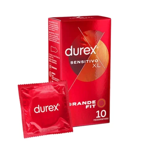 Durex Sensitivo Preservativo XL, 10 Unidades Durex Sensitivo Preservativo XL, 10 Unidades