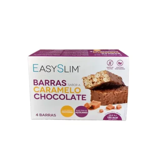 Easyslim Barras Sabor a Caramelo e Chocolate 35g x 4 unidades Easyslim Barras Sabor a Caramelo e Chocolate 35g x 4 unidades