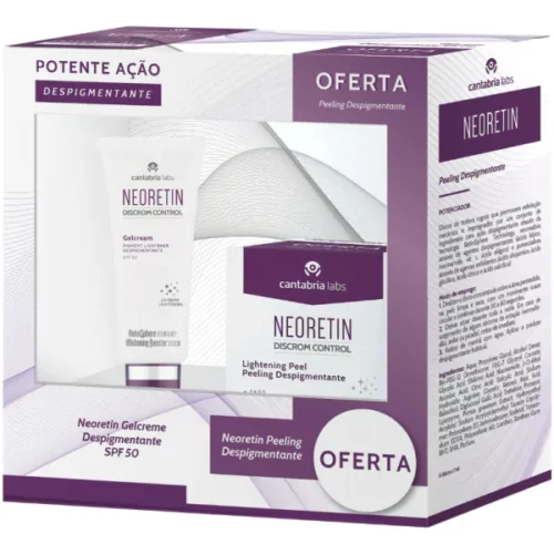 Neoretin Pack Gel creme despigmentante SPF50 40ml + Neoretin Pigment Peel 6 discos
